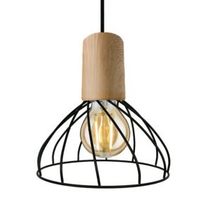 Lampa wisząca Moderno czarno - brązowa1xGU10 Light Prestige