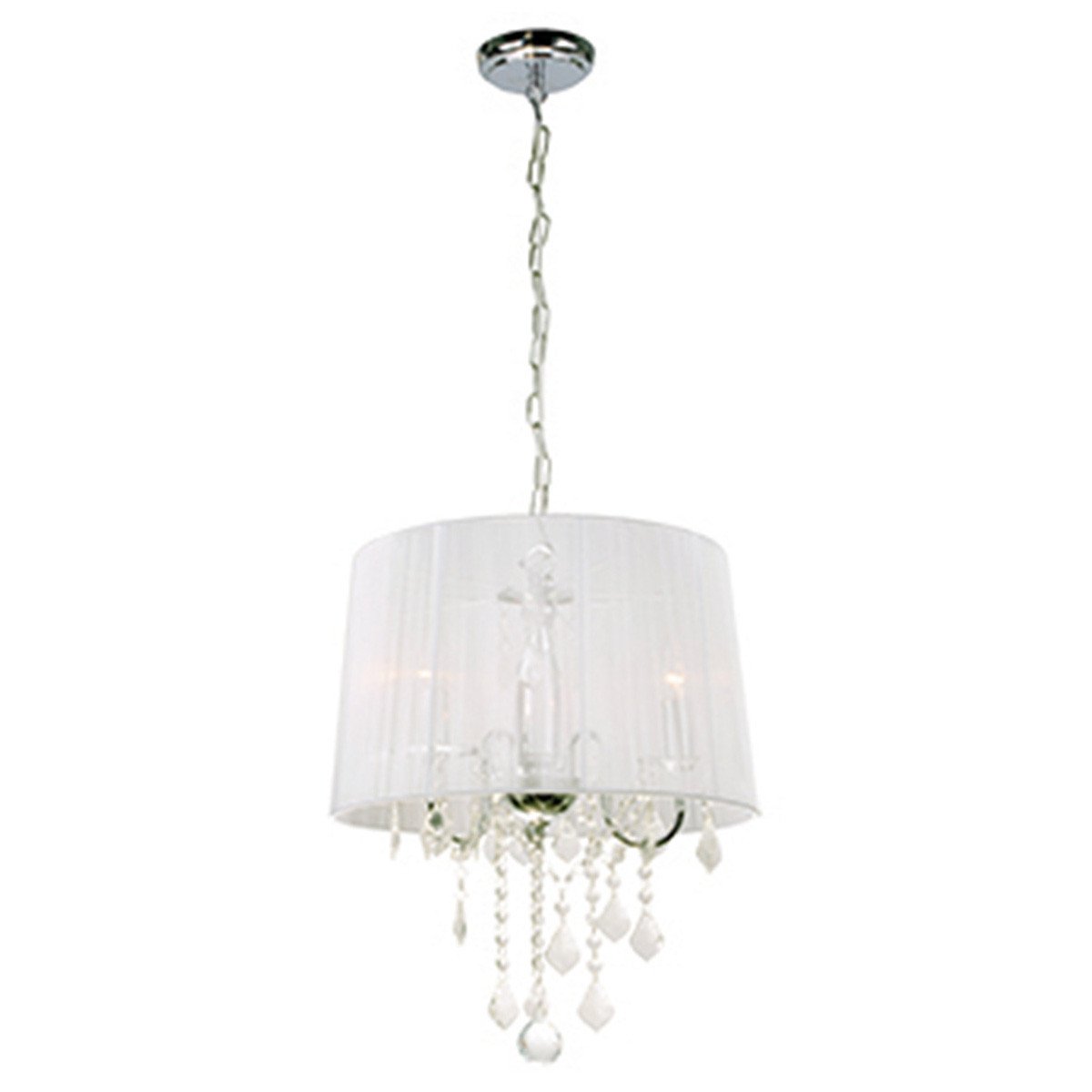 Lampa wisząca Mona srebrna 3xE14 Light Prestige