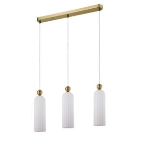 Lampa wisząca Piega 3 biała 3xE14 Light Prestige