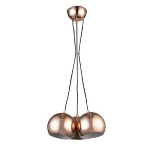 Lampa wisząca Rame miedziana 3xE14 Light Prestige