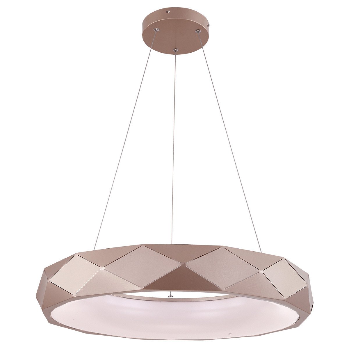 Lampa wisząca Reus różowe złoto LED 4000K Light Prestige