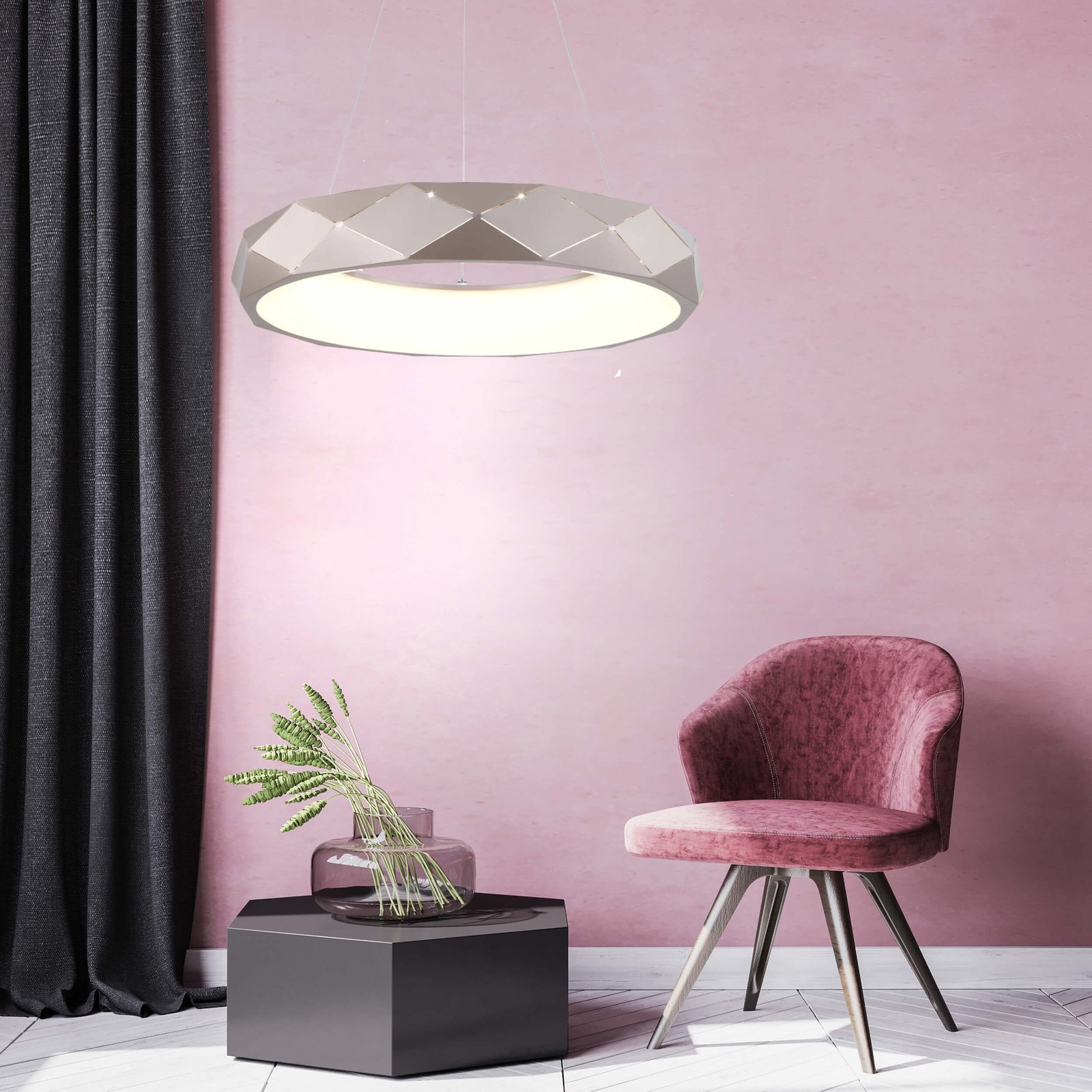 Lampa wisząca Reus różowe złoto LED 4000K Light Prestige - obrazek 2