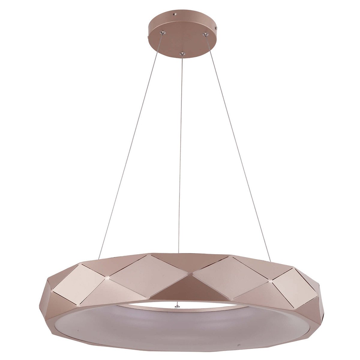 Lampa wisząca Reus różowe złoto LED 4000K Light Prestige - obrazek 3