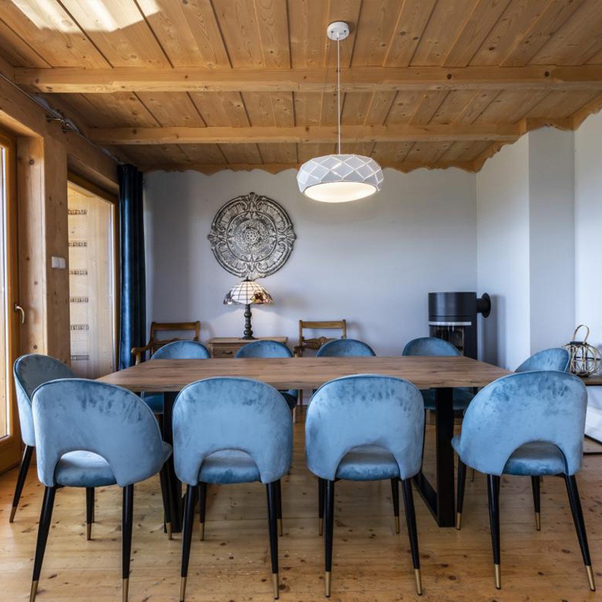 Lampa wisząca Reus biała 3xE27 Light Prestige - obrazek 4