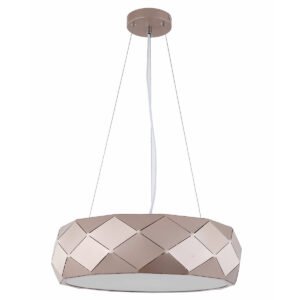 Lampa wisząca Reus różowe złoto 3xE27 Light Prestige