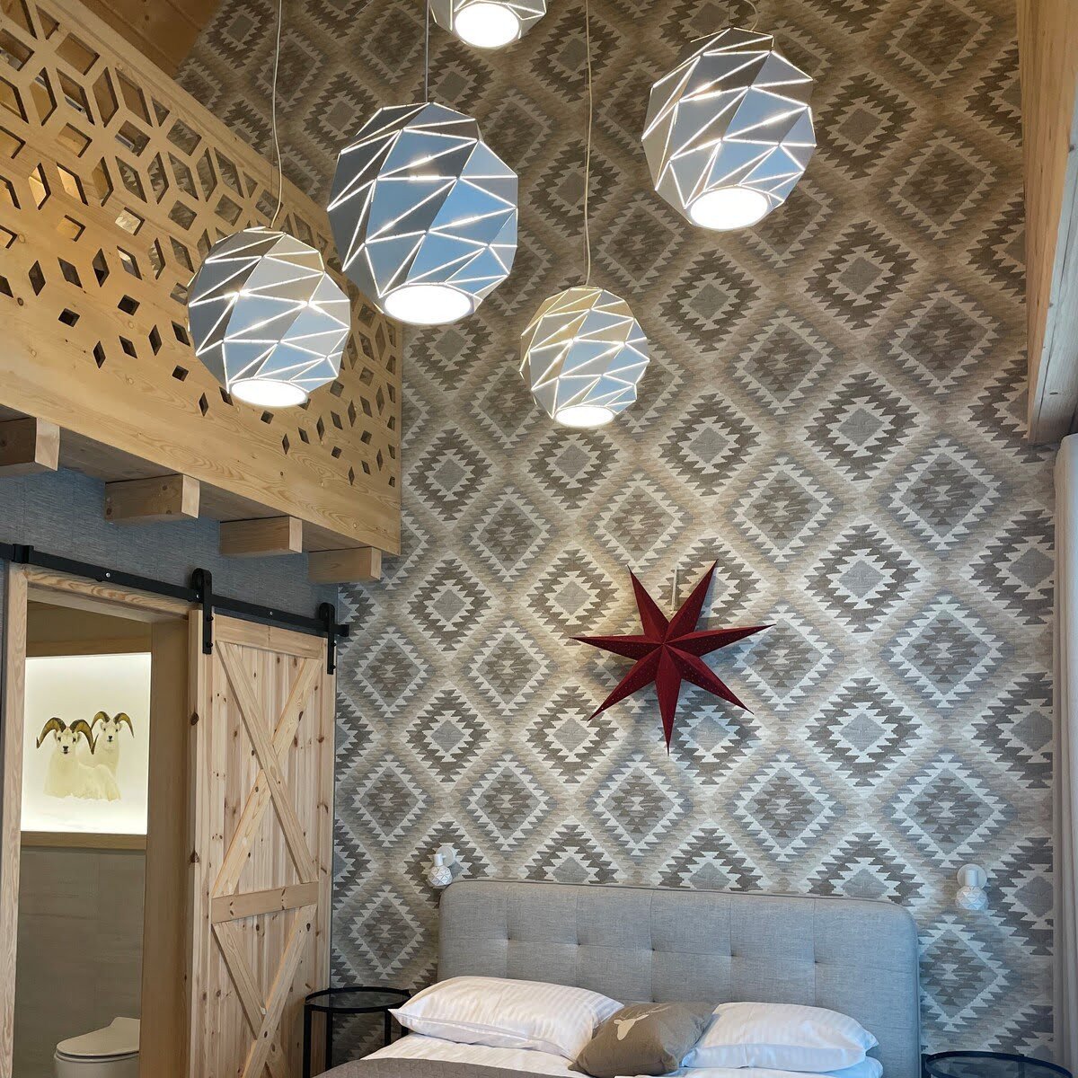 Lampa wisząca Reus biała 3xE27 Light Prestige - obrazek 3