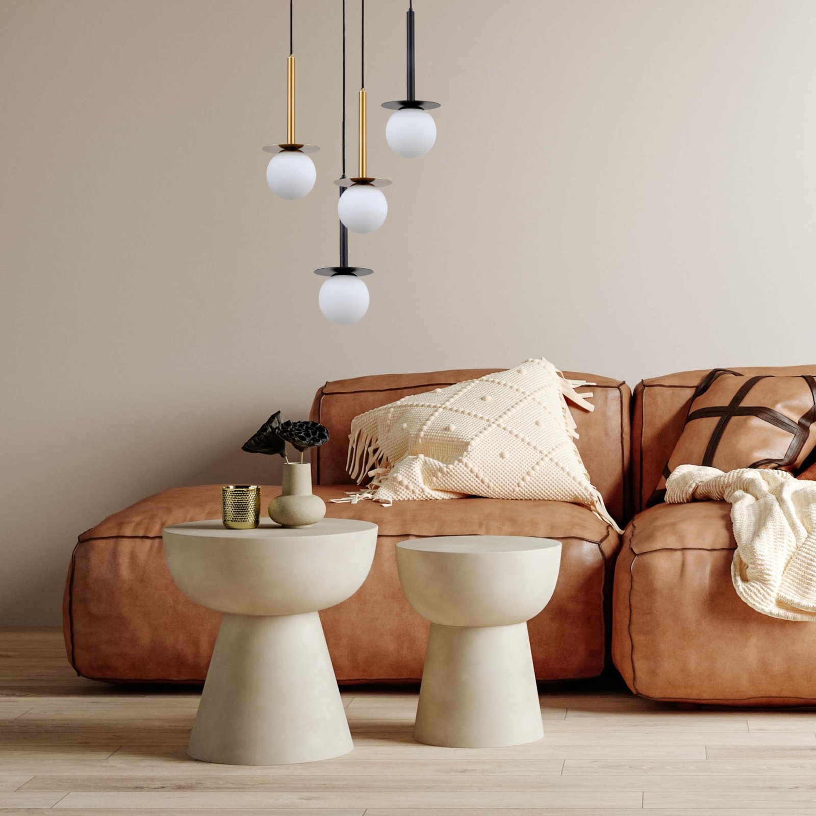 Lampa wisząca Roma 1 czarna 1xE14 Light Prestige - obrazek 2