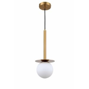 Lampa wisząca Roma 1 złota 1xE14 Light Prestige