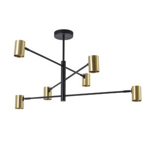 Lampa wisząca Snow 6 złota 6xGU10 Light Prestige