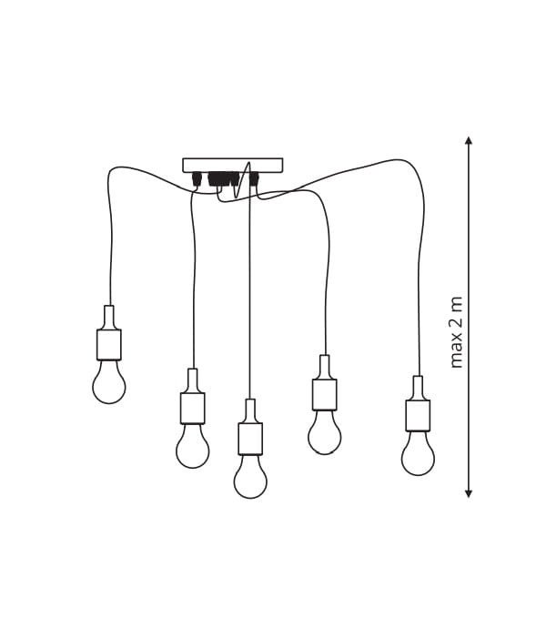 Soleto 5 wisząca Light Prestige - obrazek 4