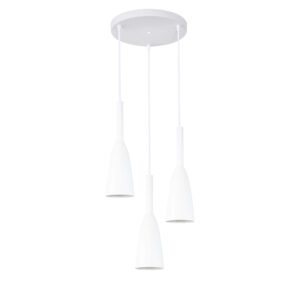 Lampa wisząca Solin 3 biała 3xE27 Light Prestige