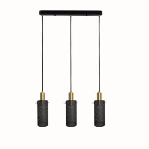 Lampa wisząca Tirana 3 czarna 3xE27 Light Prestige