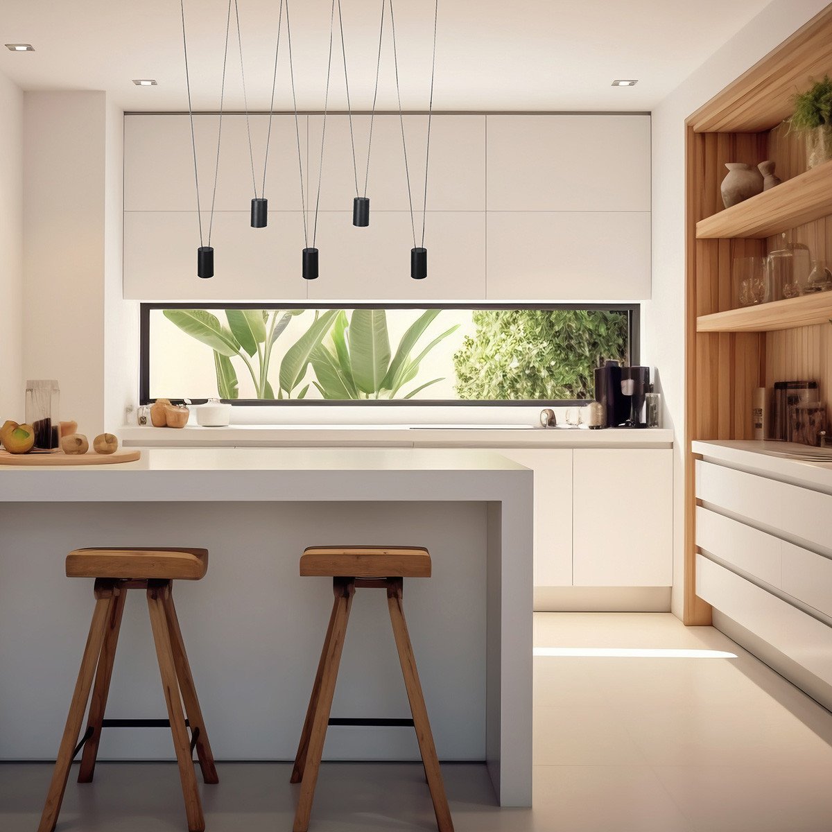 Lampa wisząca Toledo czarna 5xGU10 Light Prestige - obrazek 4