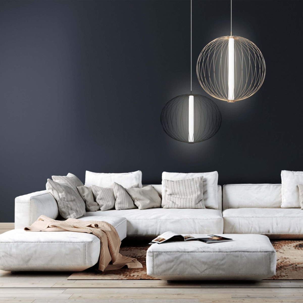 Lampa wisząca Treviso złota LED CCT Light Prestige - obrazek 2