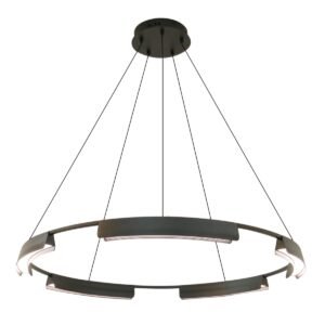 Lampa wisząca Tura 80 cm czarna LED CCT Light Prestige