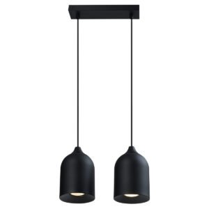 Metalowa lampa wisząca Nilo czarna 2xGU10 Light Prestige