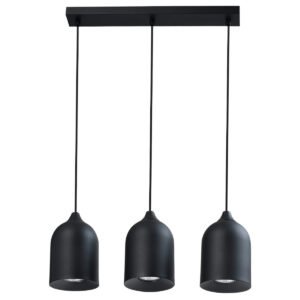 Metalowa lampa wisząca Nilo czarna 3xGU10 Light Prestige