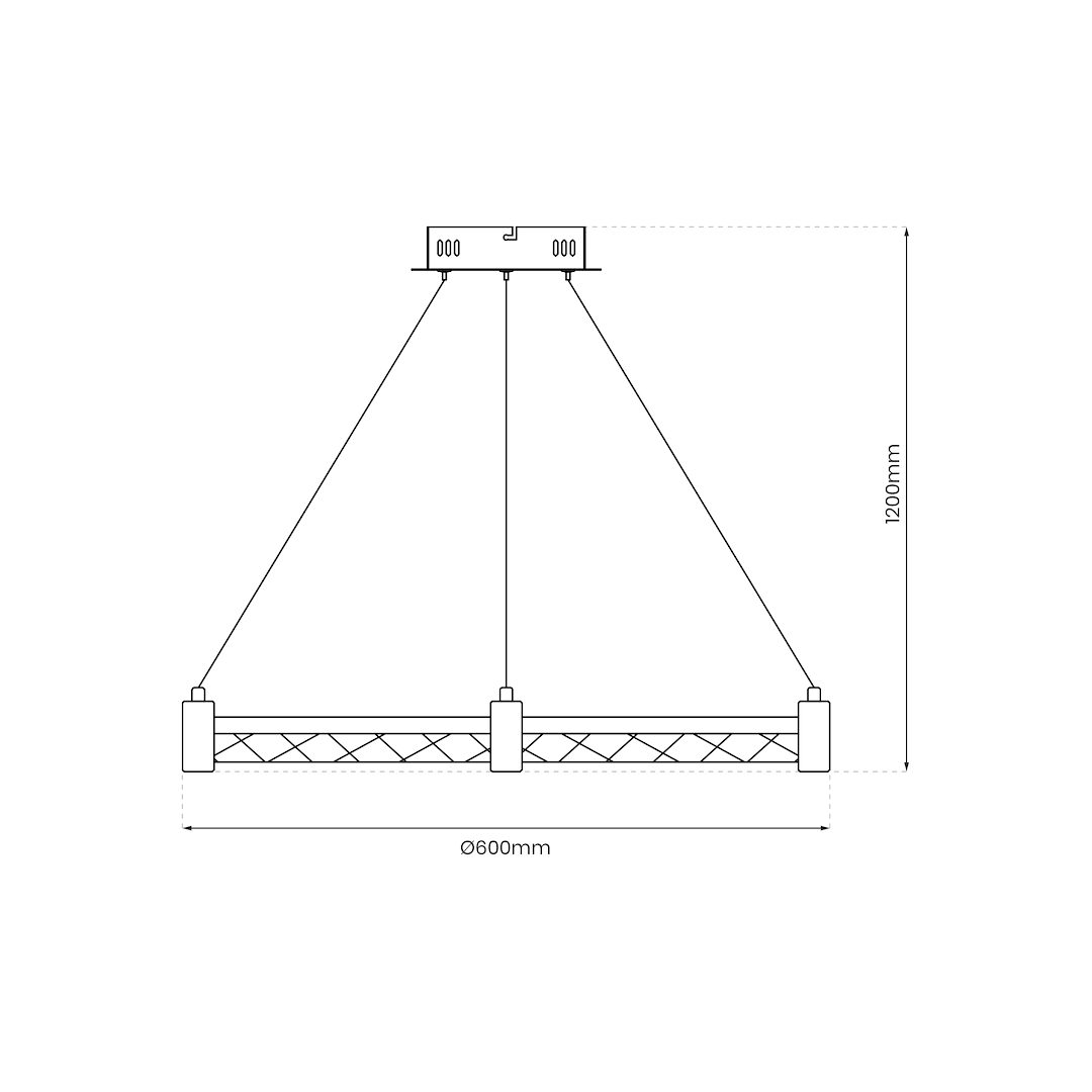 Lampa wisząca ELEGANCE 36W LED Milagro - obrazek 5