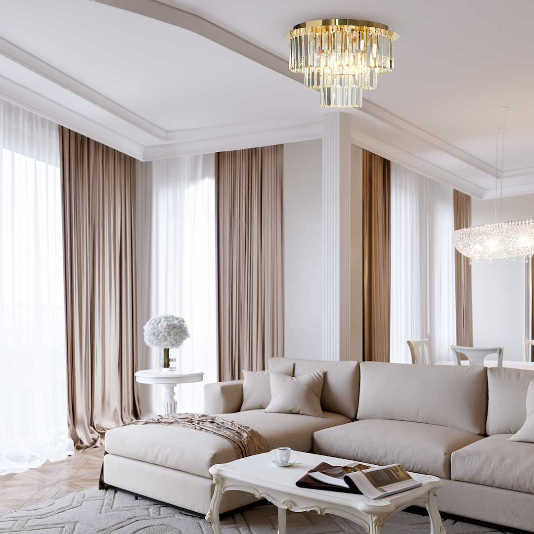 Lampa sufitowa MILANO fi 45cm 6xE14 Milagro - obrazek 3