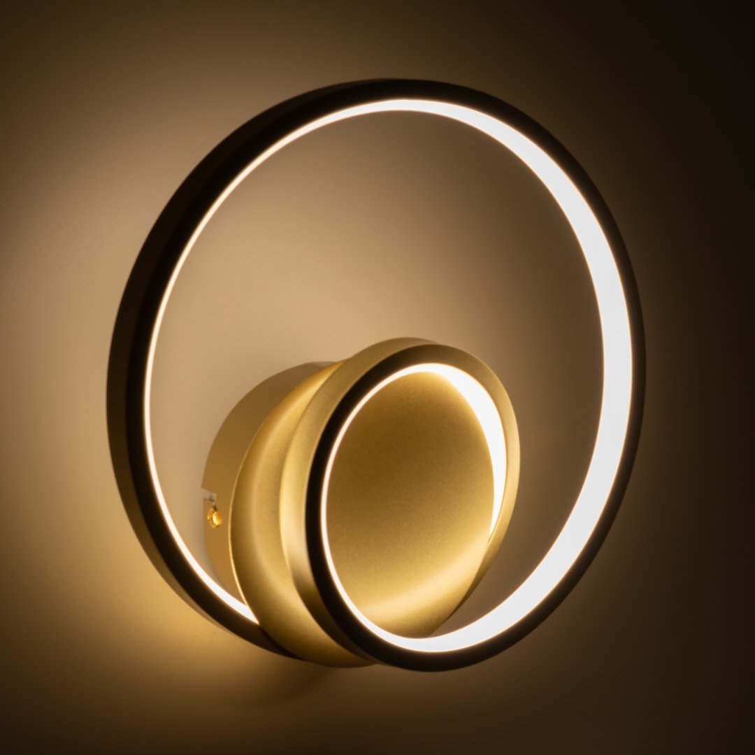 Kinkiet Lucero Złoty 13W LED Milagro - obrazek 4