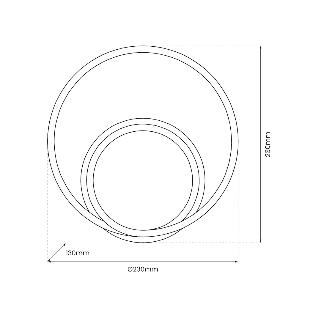 Kinkiet Lucero Złoty 13W LED Milagro - obrazek 10
