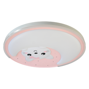 Plafon MOONCAT PINK 34W LED Milagro