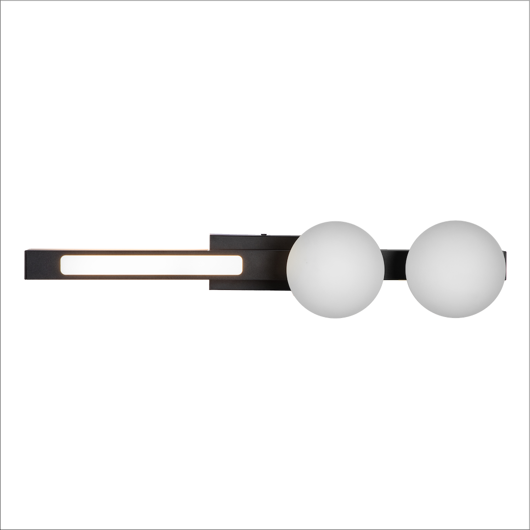 Kinkiet Magnet 13W+2xG9 3000/4000K Czarny Milagro - obrazek 3