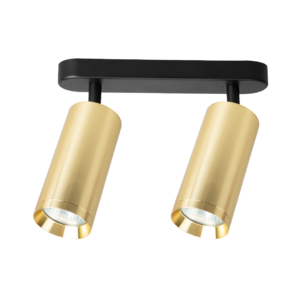 Oprawa Mica Spot Złoty 2xGU10 Milagro