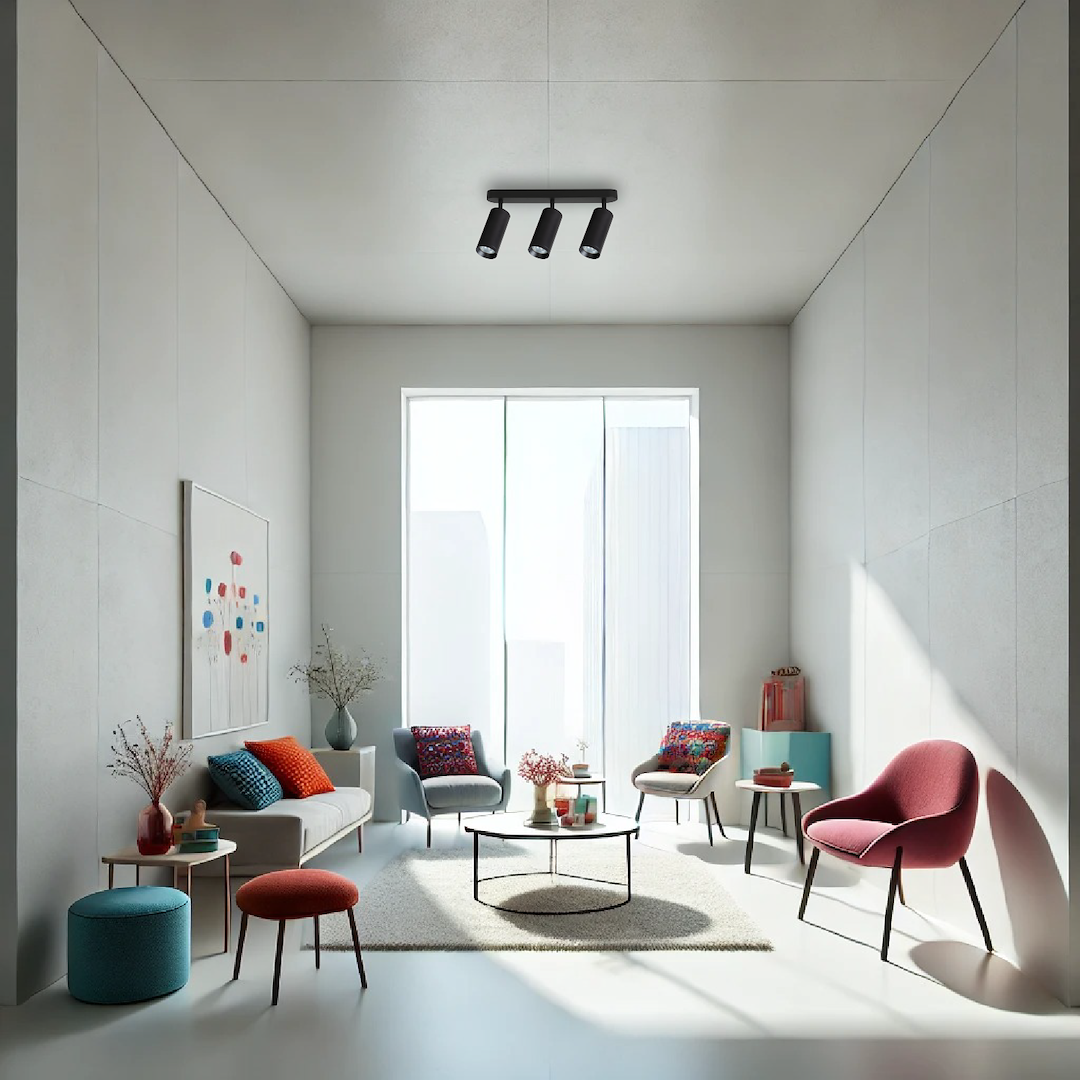 Oprawa Mica Spot Czarny 3xGU10 Milagro - obrazek 3