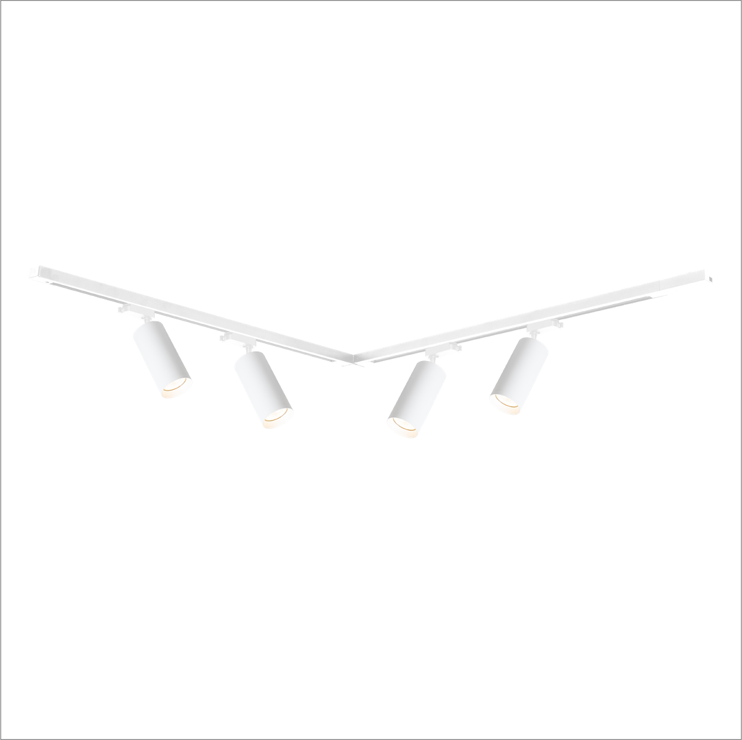 Zestaw Mica Track Biały 4xGU10 1,5m Milagro - obrazek 2
