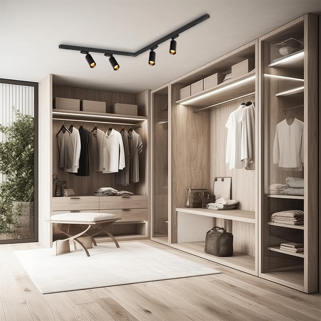 Zestaw Pipe Track Czarny 4xGU10 1,5m Milagro - obrazek 7