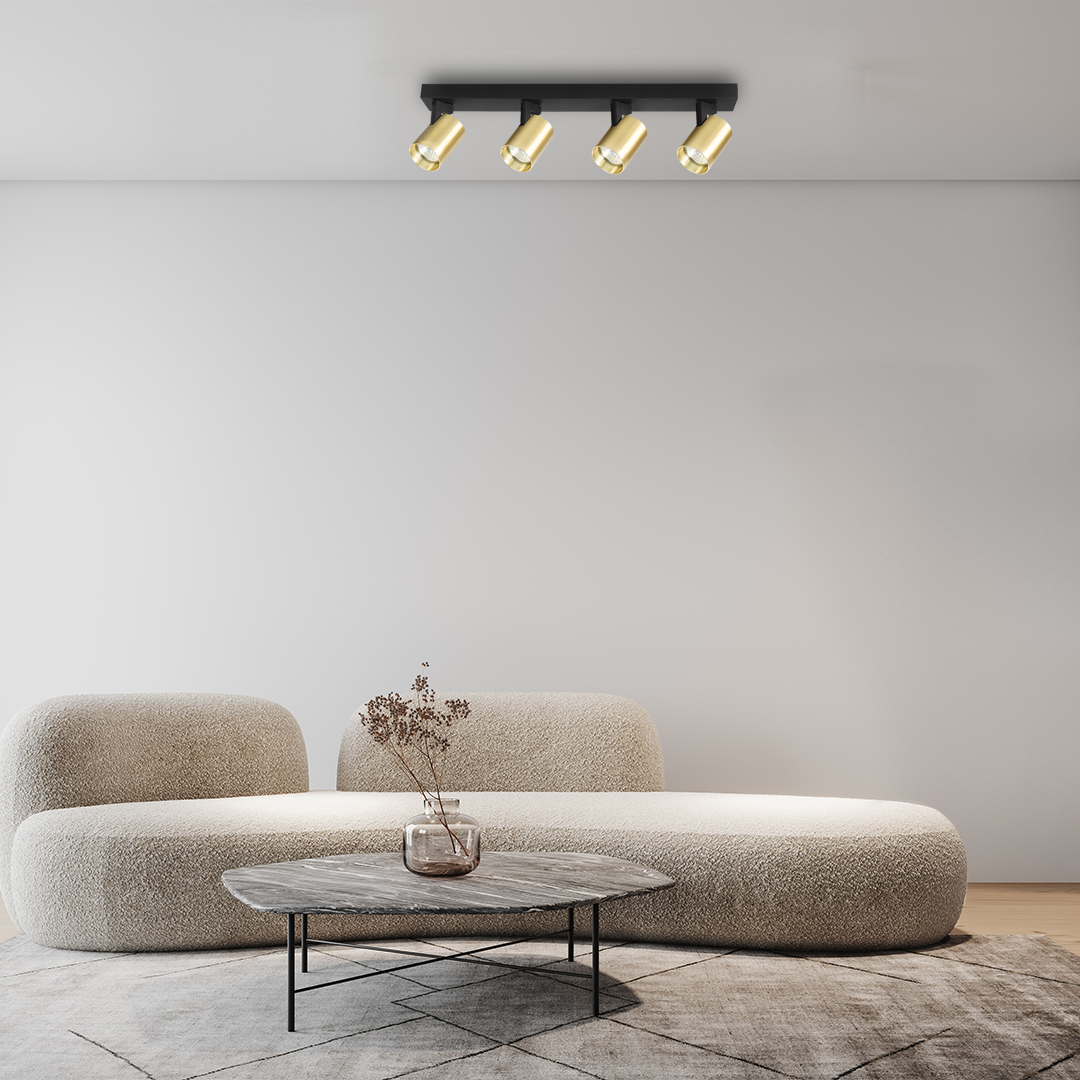 Oprawa Volf Spot Złoty 4xGU10 Milagro - obrazek 4