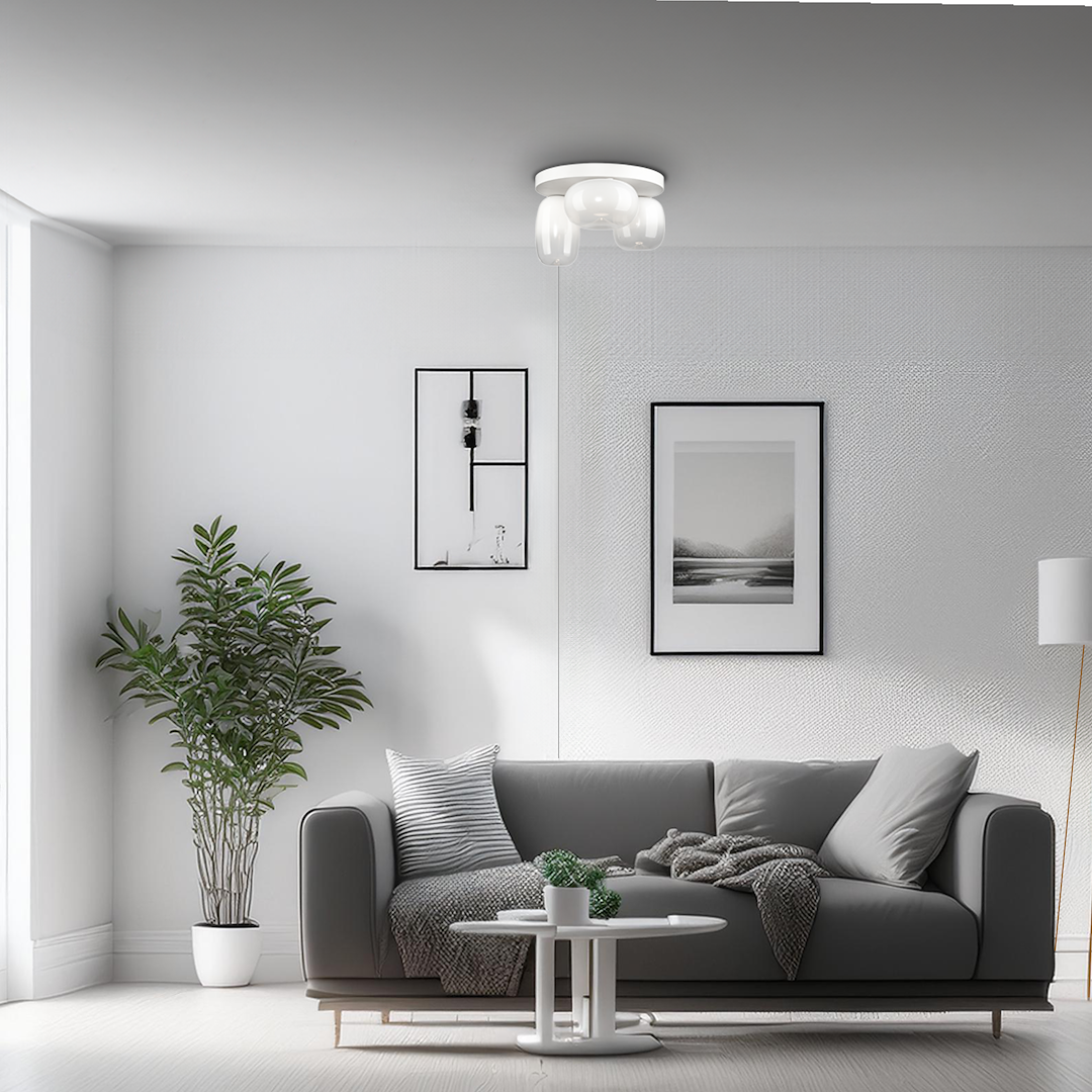 Lampa sufitowa Vaso 12W Biały Milagro - obrazek 3