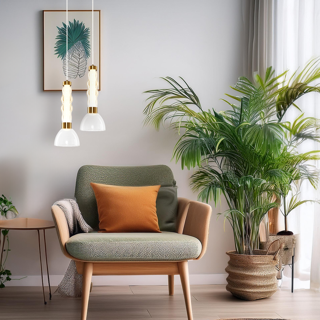 Lampa wisząca LUCCO amber 13W Milagro - obrazek 3