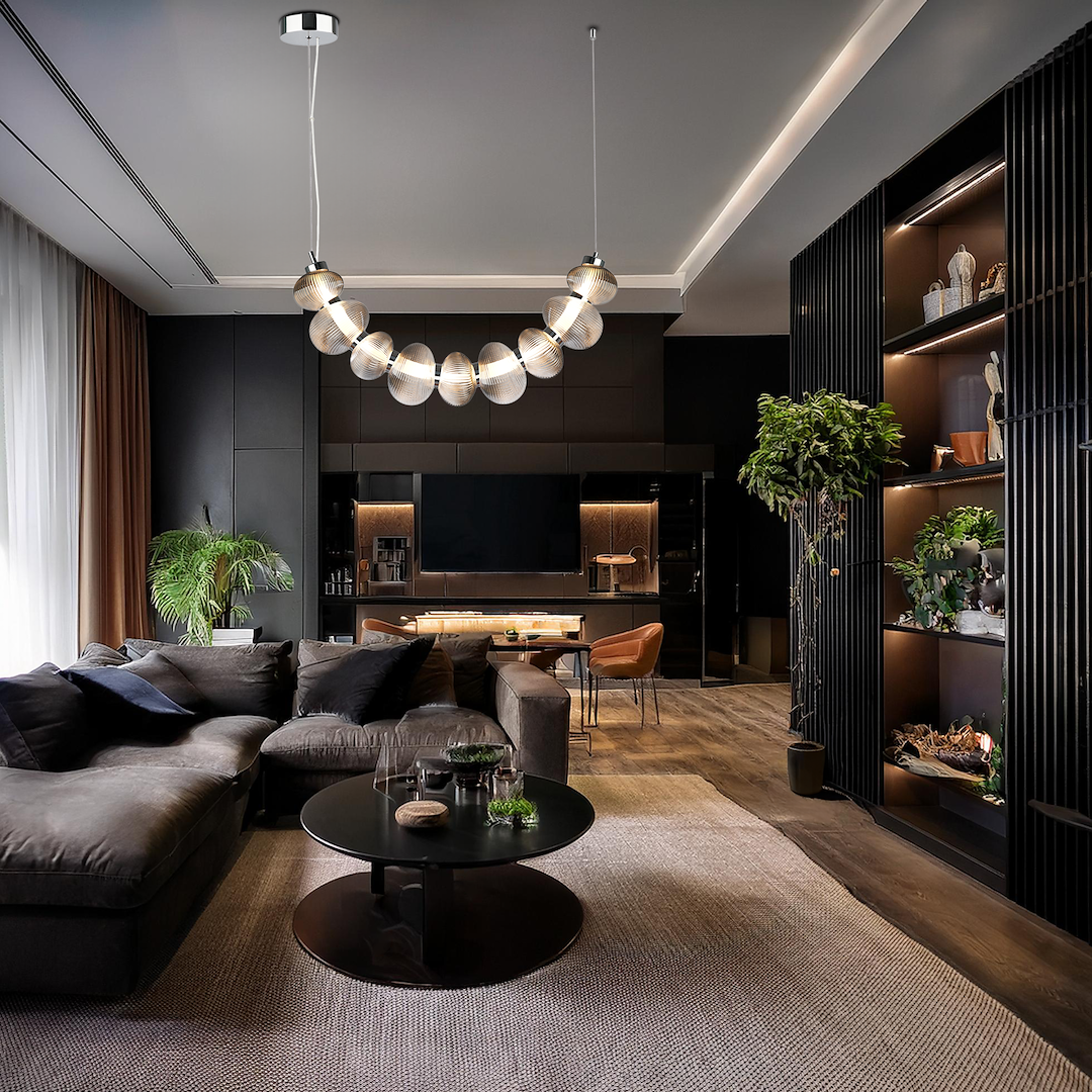 Lampa wisząca BOLLA SMOKED 36W LED Milagro - obrazek 3