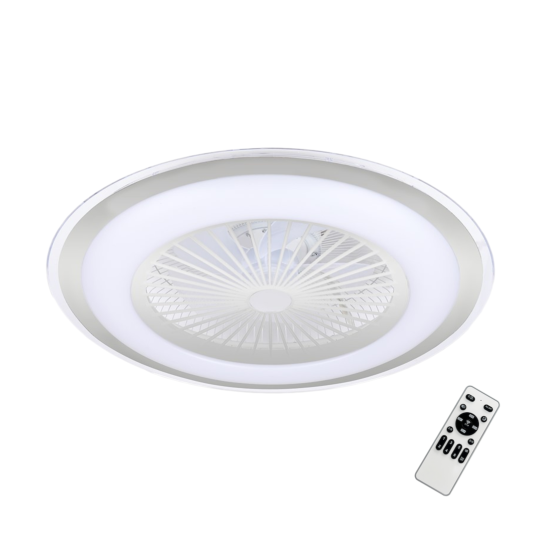 Lampowentylator Zephyr Srebrny 48W LED+ PILOT Milagro