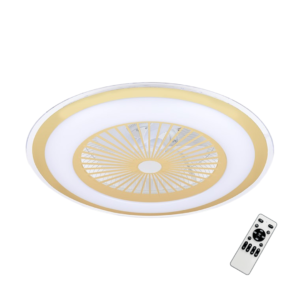 Lampowentylator Zephyr Złoty 48W LED+ PILOT Milagro