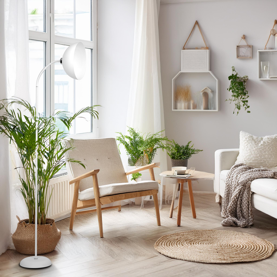 Lampa podłogowa Zack Biały 1xE27 Milagro - obrazek 4