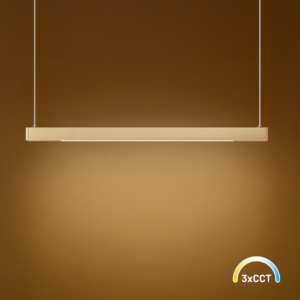 Lampa wisząca LINEA Gold 36W LED 3000K-4000K-5700K Milagro