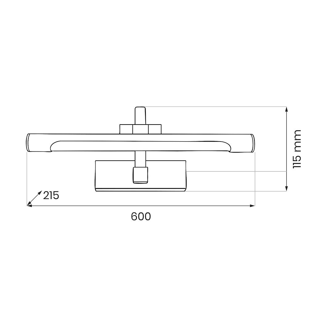 Kinkiet VINCI 15W 60cm Milagro - obrazek 8