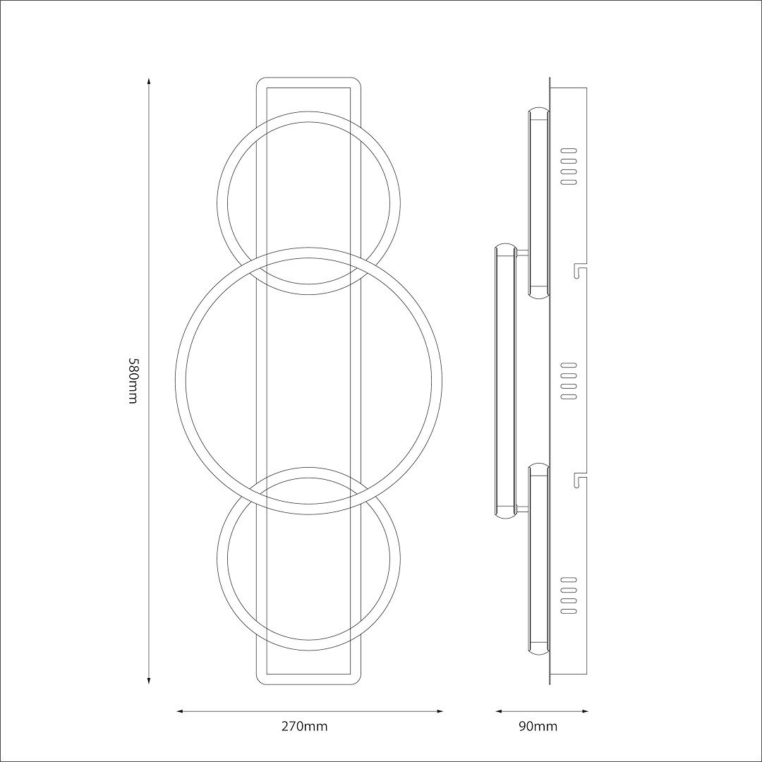 Lampa sufitowa ROWENA 18W LED Milagro - obrazek 9