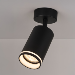 Oprawa Pipe Ring Spot Czarny 1xGU10 Milagro