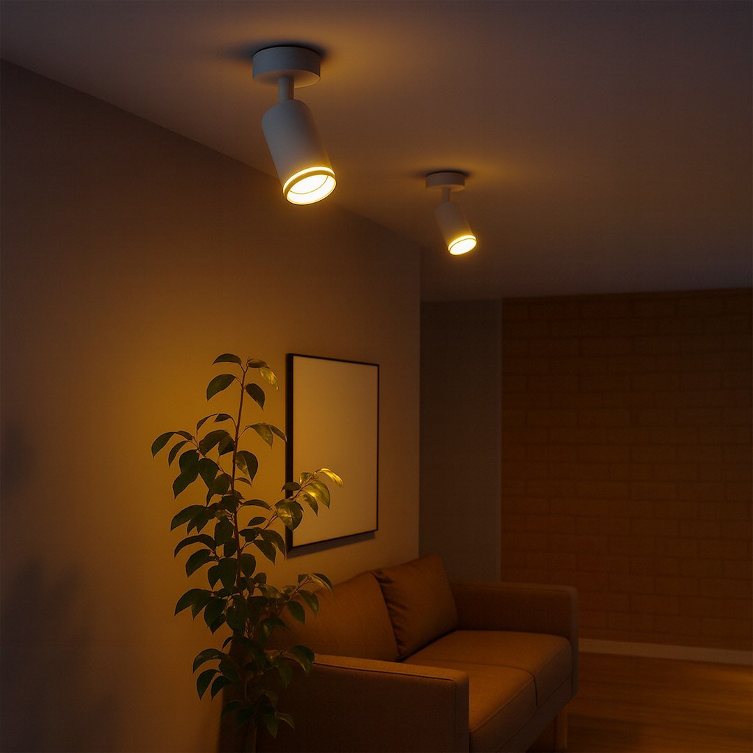 Oprawa Pipe Ring Spot Biały 1xGU10 Milagro - obrazek 3