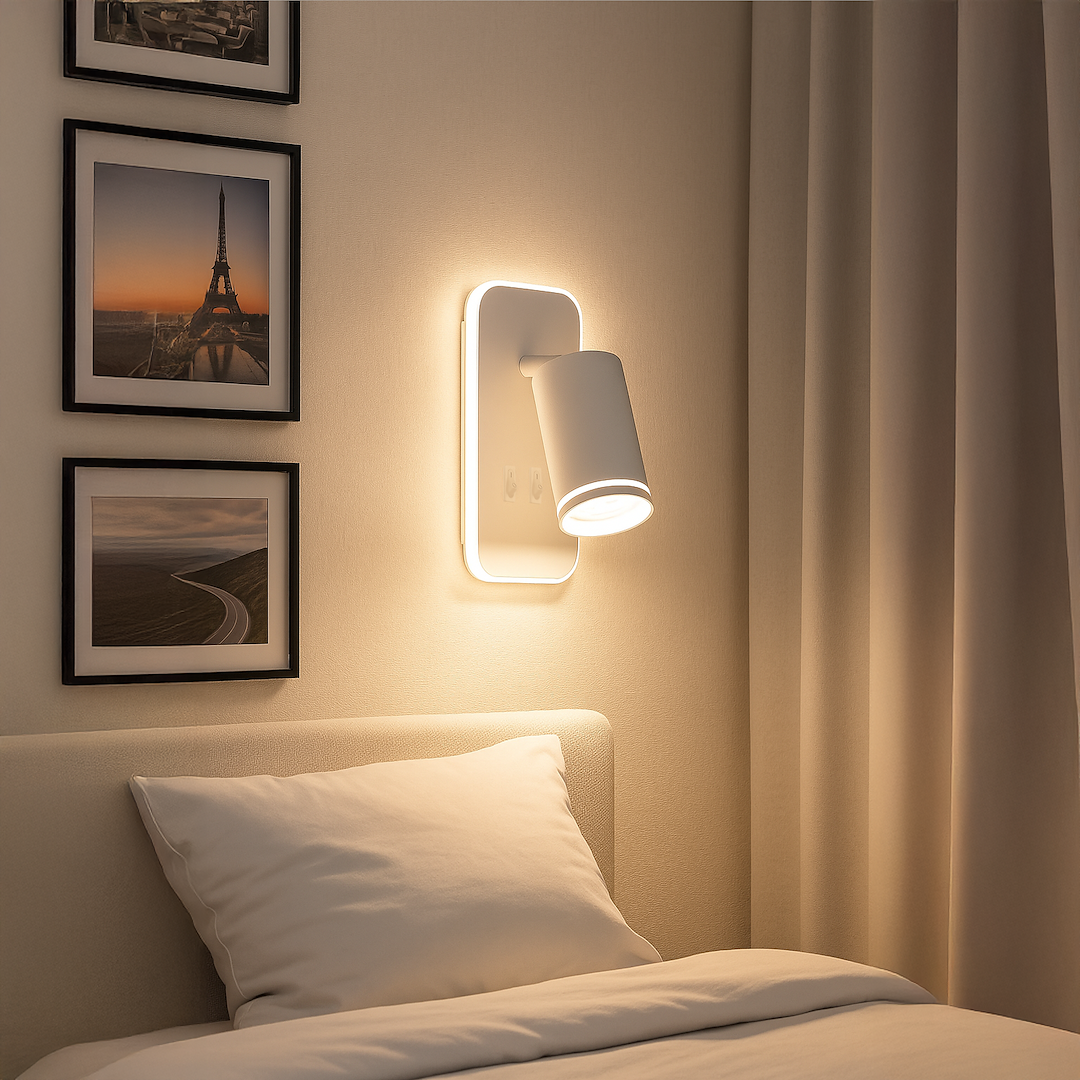 Oprawa Pipe Ring Kinkiet Biały 1xGU10 + LED 6W Milagro - obrazek 3