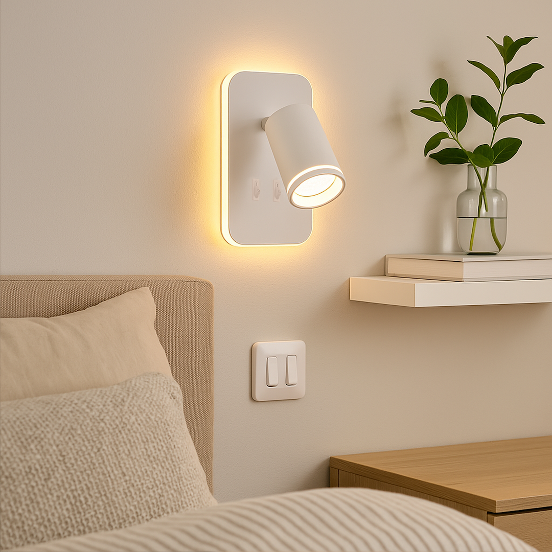 Oprawa Pipe Ring Kinkiet Biały 1xGU10 + LED 6W Milagro - obrazek 4