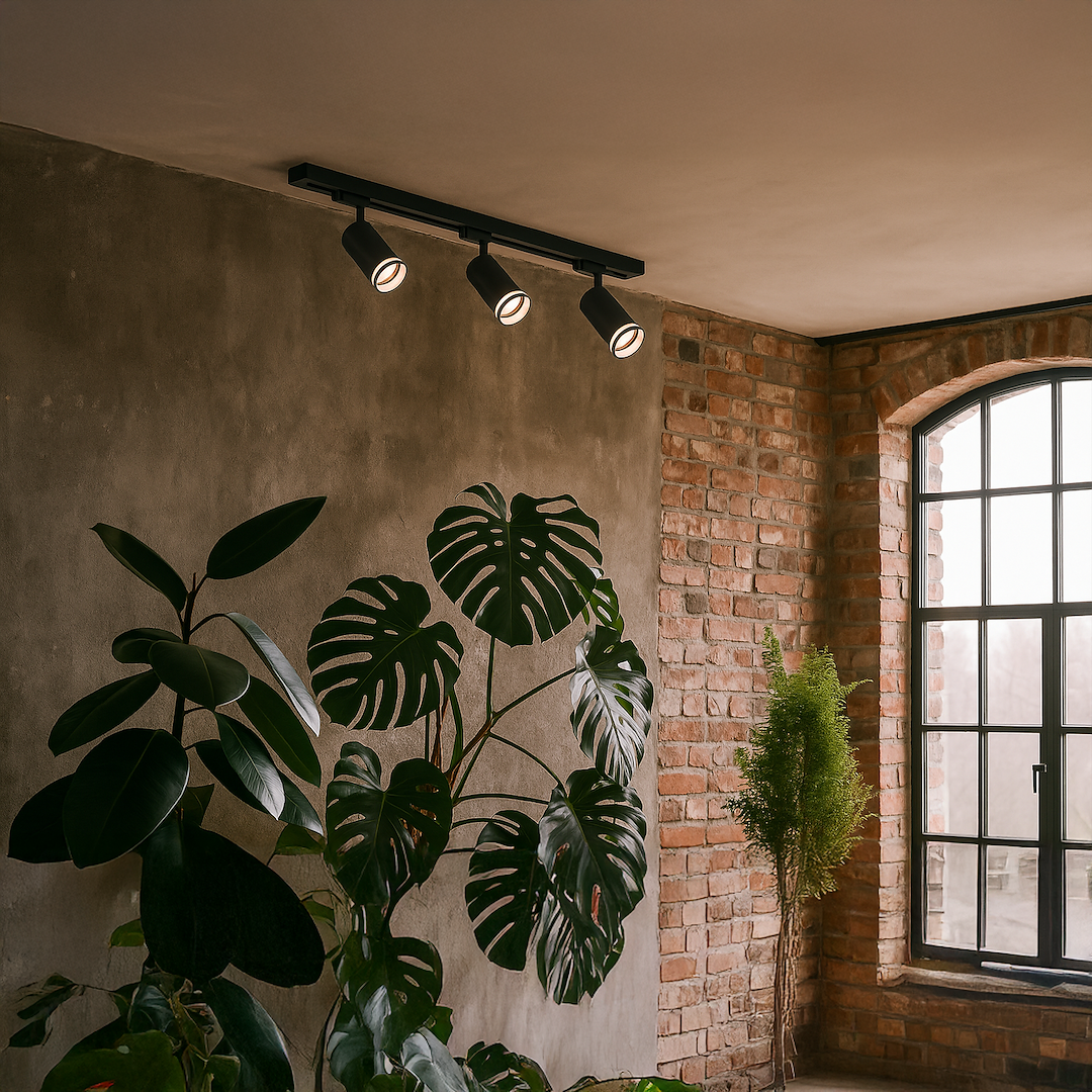 Zestaw Oprawa Pipe Ring Track Czarny 3xGU10 1m Milagro - obrazek 4