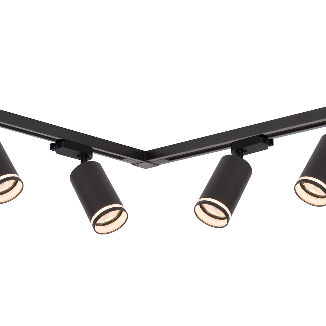Zestaw Oprawa Pipe Ring Track Czarny 6xGU10 2m Milagro - obrazek 4