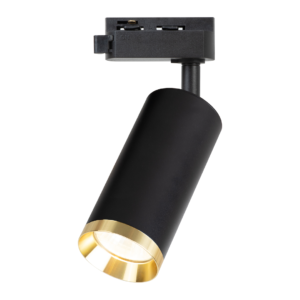 Oprawa Mica Track Czarny + Złoty 1xGU10 Milagro