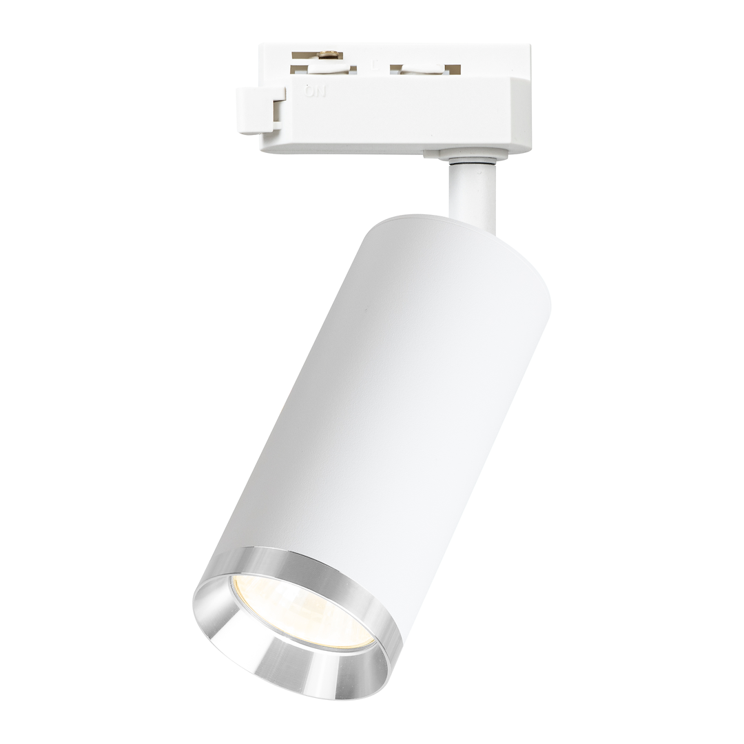 Oprawa Mica Track Biały + Chrom 1xGU10 Milagro