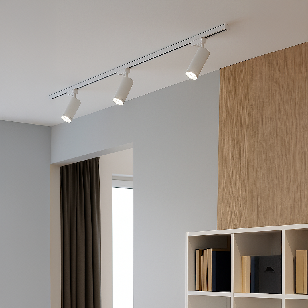 Oprawa Mica Track Biały + Chrom 1xGU10 Milagro - obrazek 4